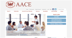 Desktop Screenshot of aaceonline.com