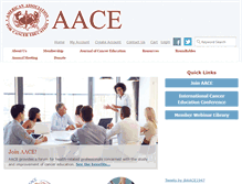 Tablet Screenshot of aaceonline.com
